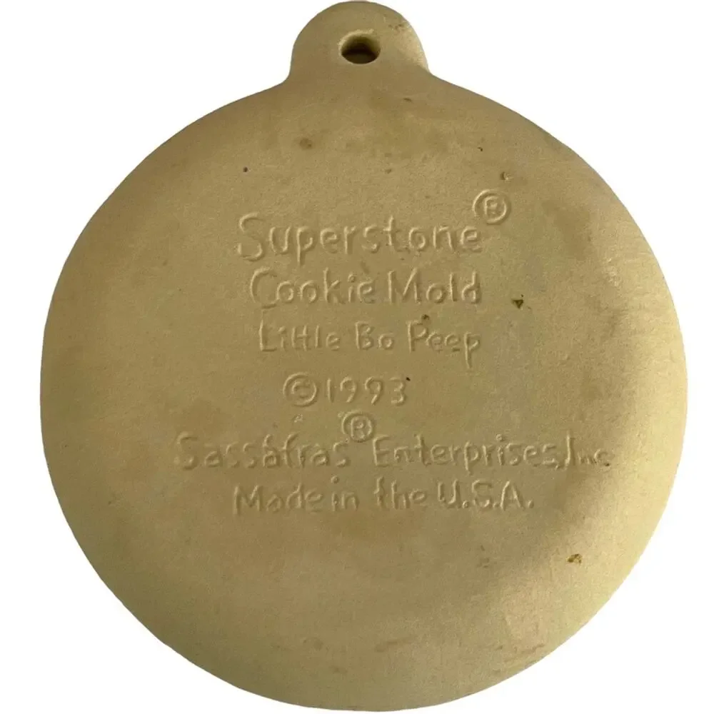 Vintage Superstone Little Bo Peep Cookie Mold Nursery Rhyme Sassafras 1993 USA